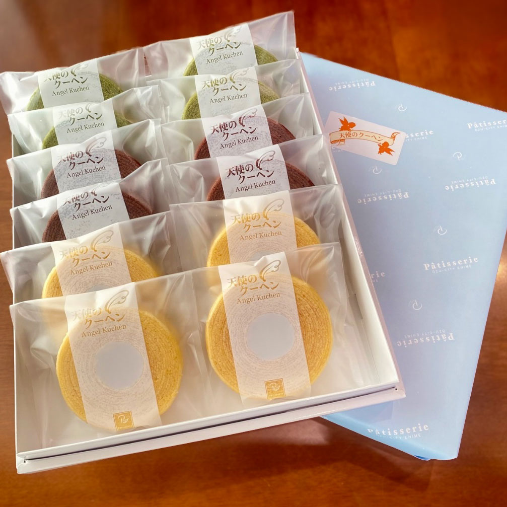 冨永松栄堂パティスリー　天使のクーヘン　ギフト用3種12個入り