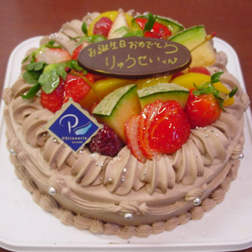 冨永松栄堂パティスリー　デラックスケーキ　チョコクリーム