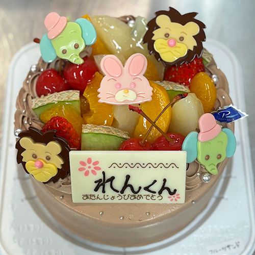 冨永松栄堂パティスリー　アニマルパラダイス　チョコクリーム